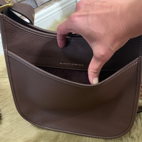 🔥SOLD🔥COACH pebbled leather saddle zip top Crosby - Picture 9 of 16